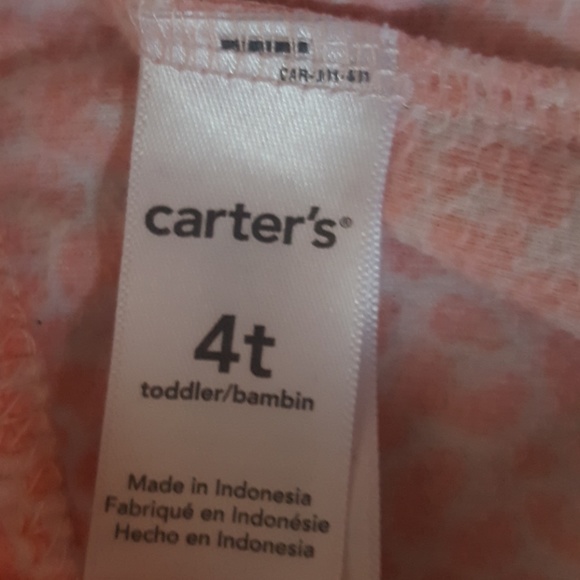 ❤ 4/$20 Carter's Leopard Print Fleece Pajama Pants - Picture 4 of 4